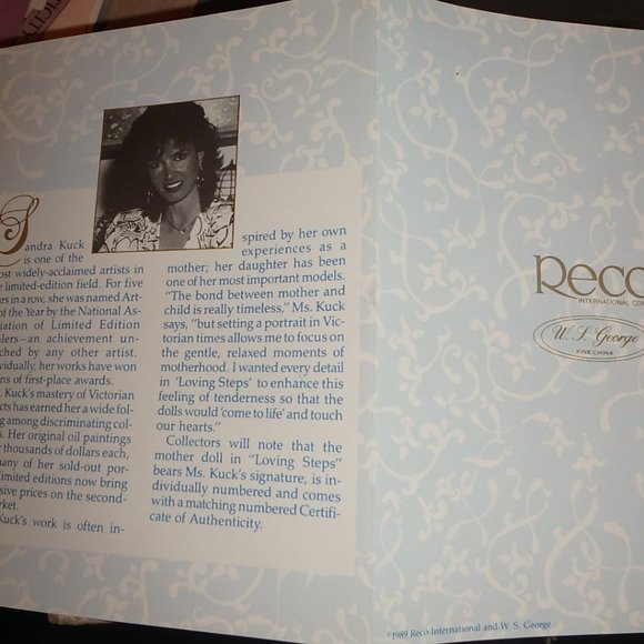 Loving Steps by Sandra Kuck 1990 Precious Memories of Motherhood - Picture 9 of 10